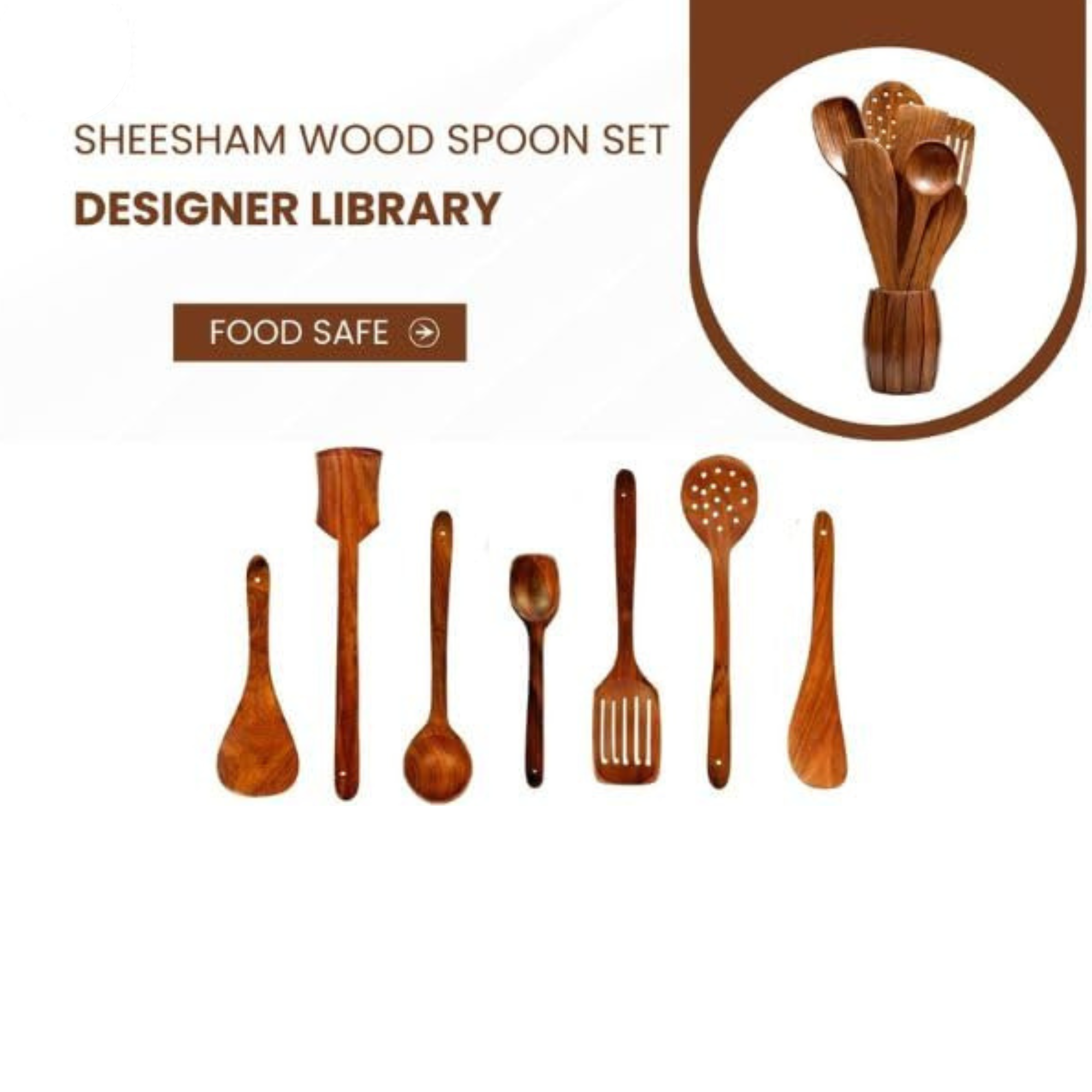 Spatula Set With Holder
