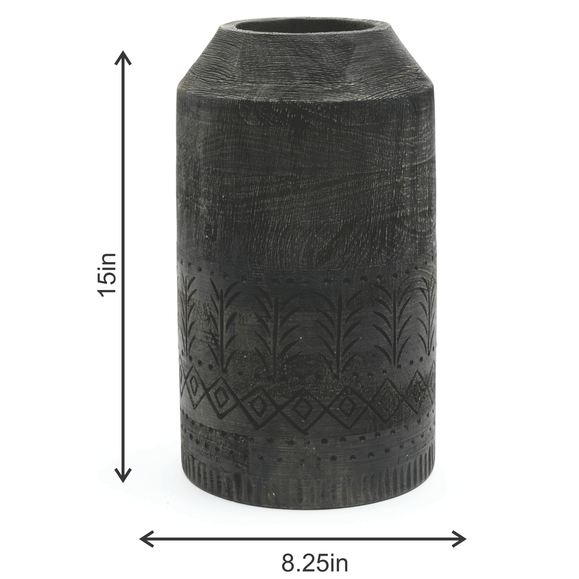 Rooh Handmade Wooden Vase