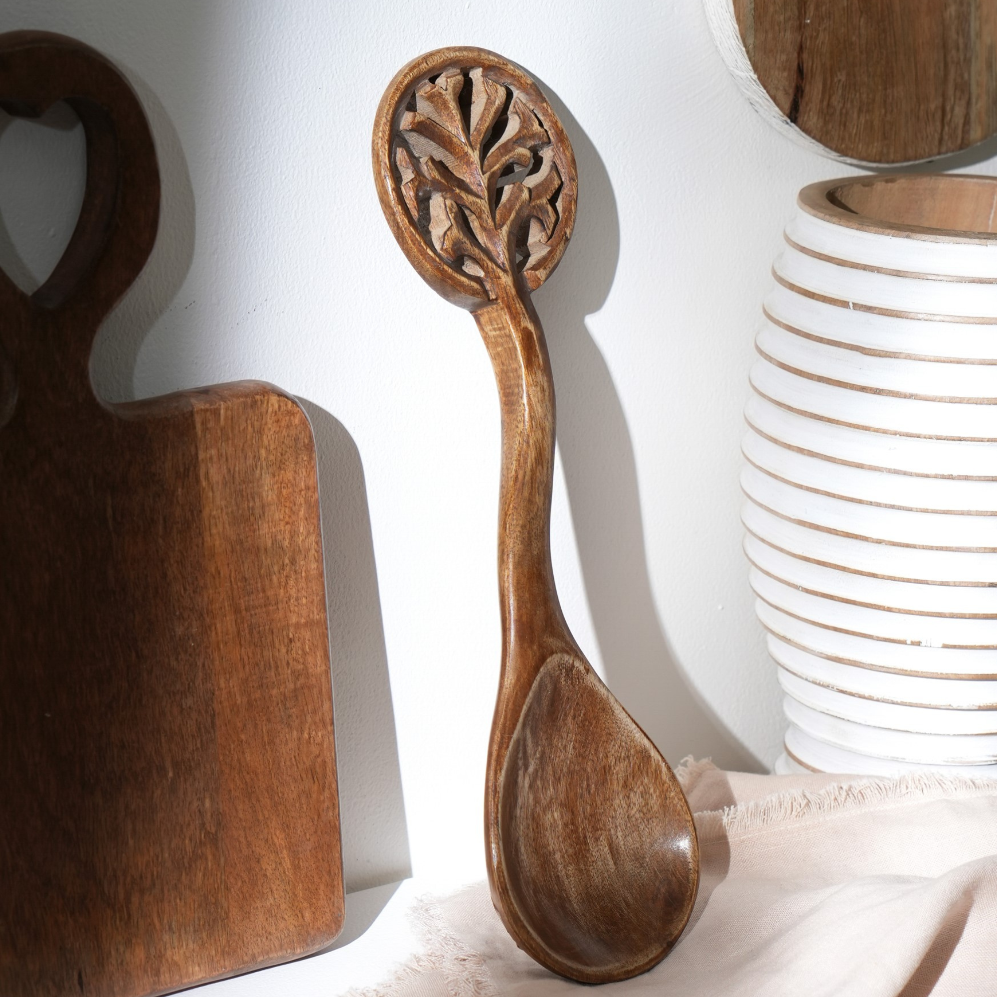 Veronica Wooden Serving Spoon