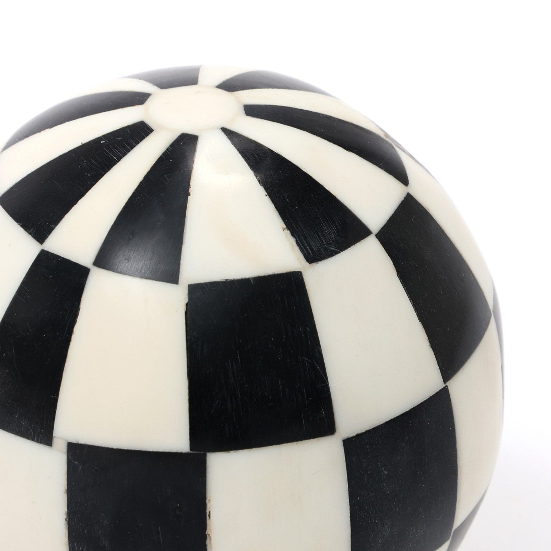 Checkered Wooden Orbs