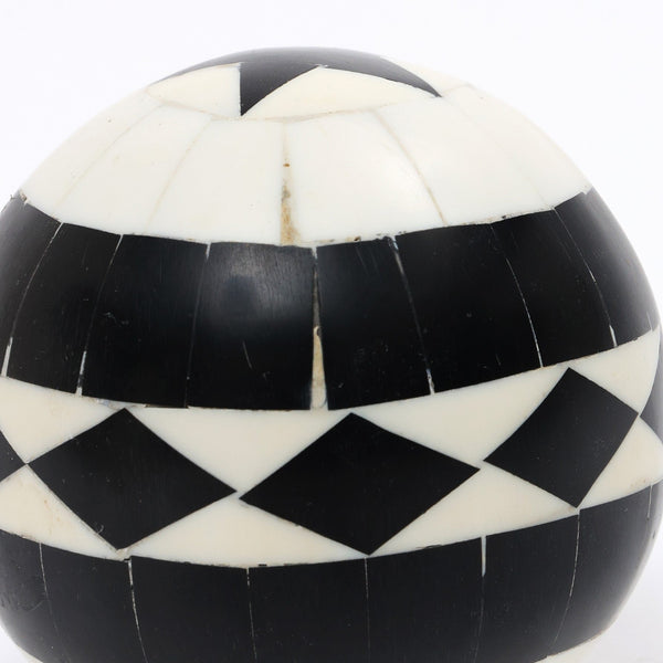 Checkered Wooden Orbs