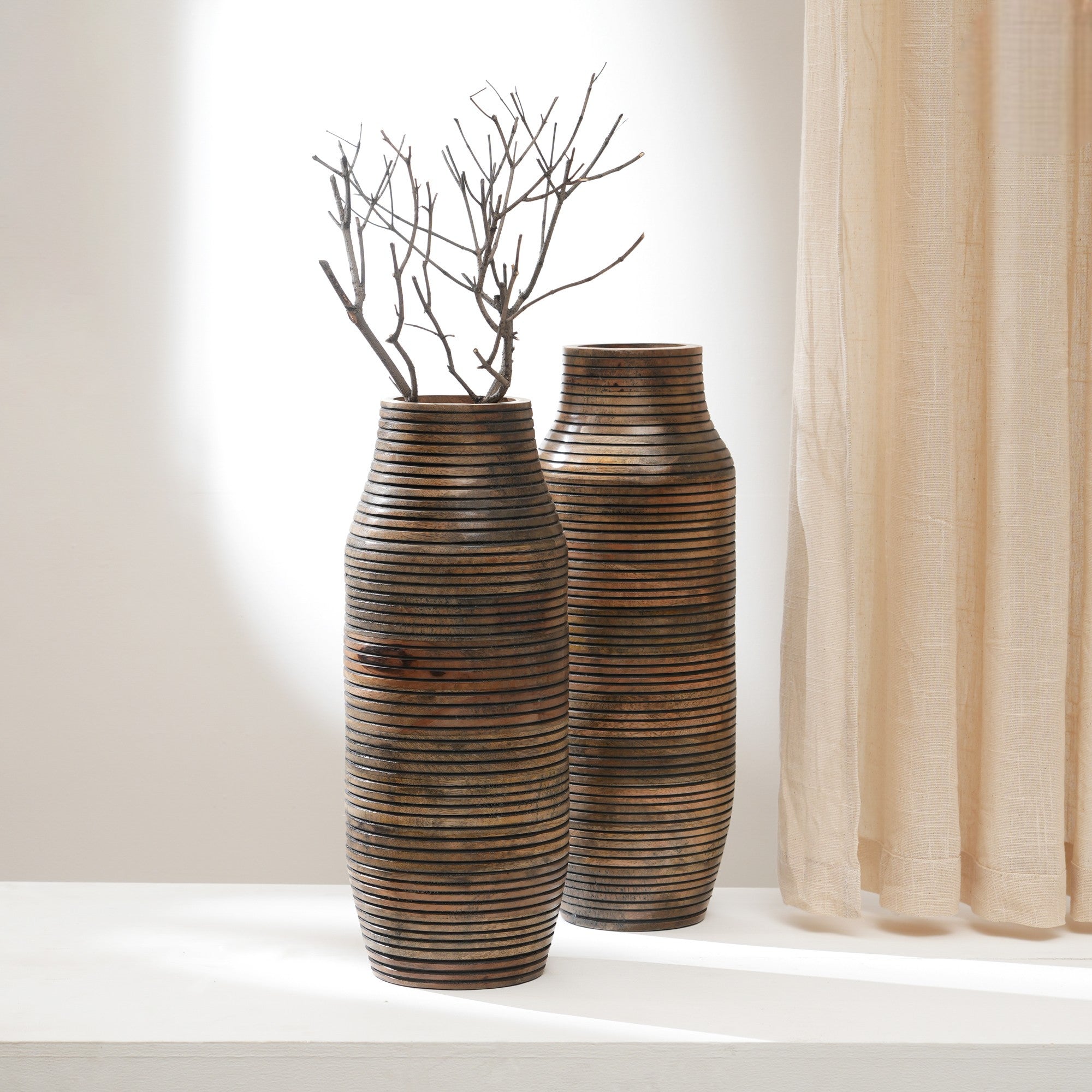 Leewadee Tall Big Floor Standing Vase