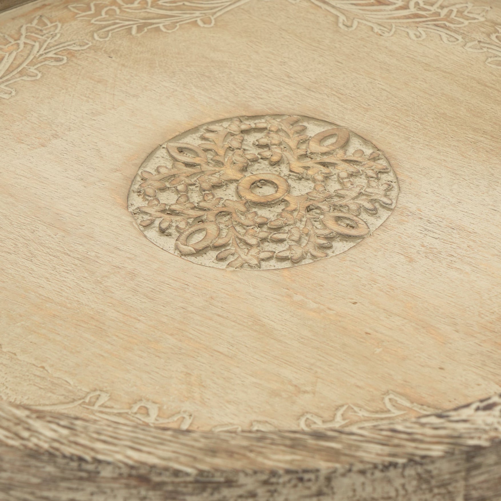 Anmol Carved tray Pack of 2