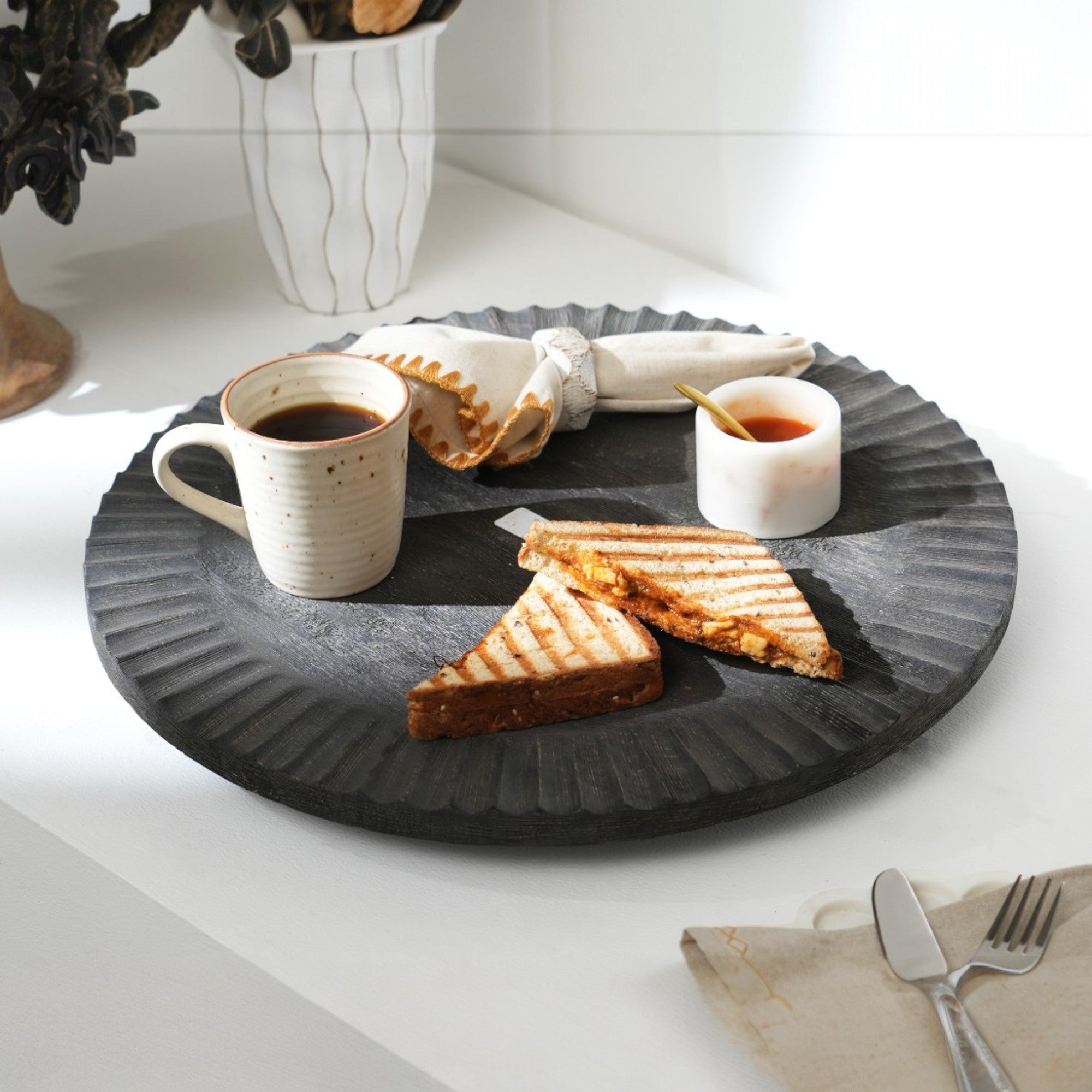 18 Inch Round Serving Lazy Susan/Cake Stand