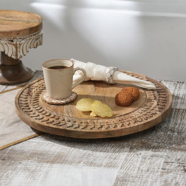 18 Inch Round Serving Lazy Susan/Cake Stand