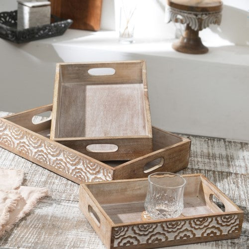 Cricle Decorative And Serving Trays