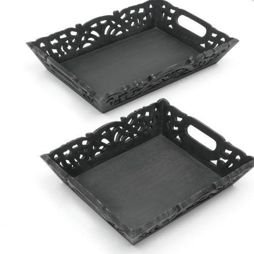 Andal Carved Serving Tray