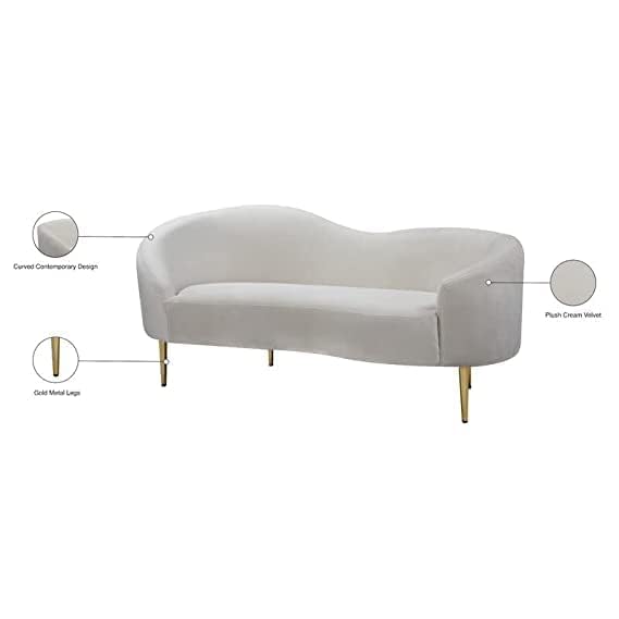 Somie Half Round Couch