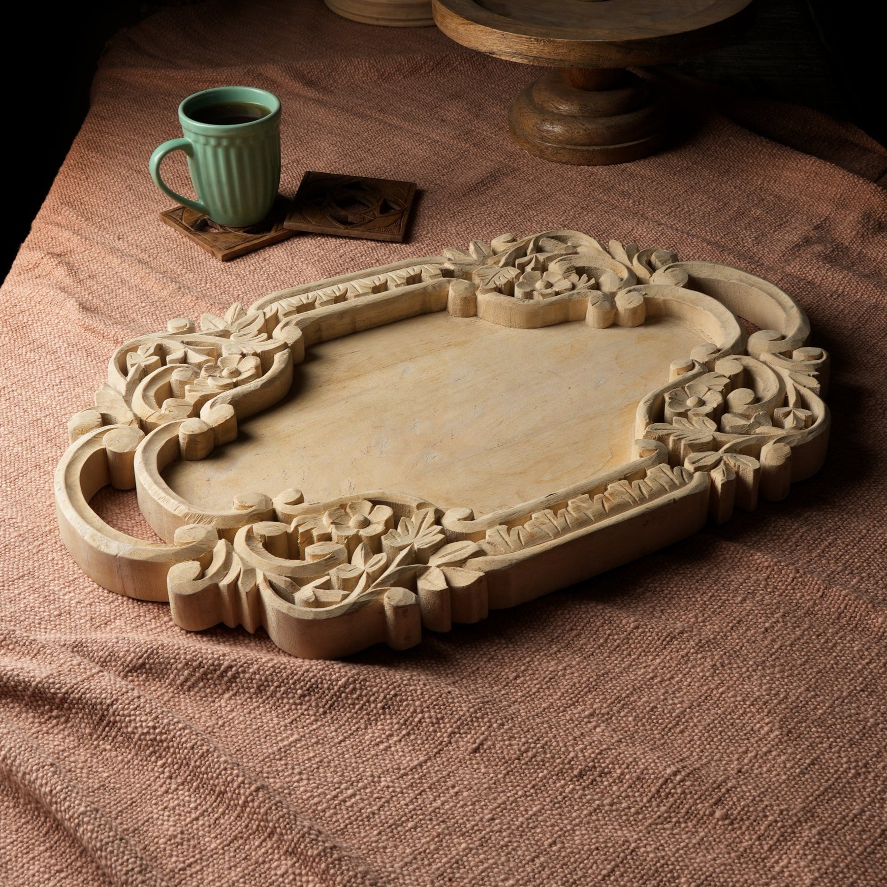 Adirondack Decorative & Serving Wooden Tray