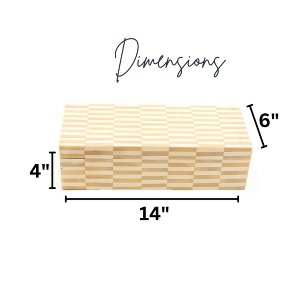 Alicia Bone Inlayed Jewellery Organizer Box