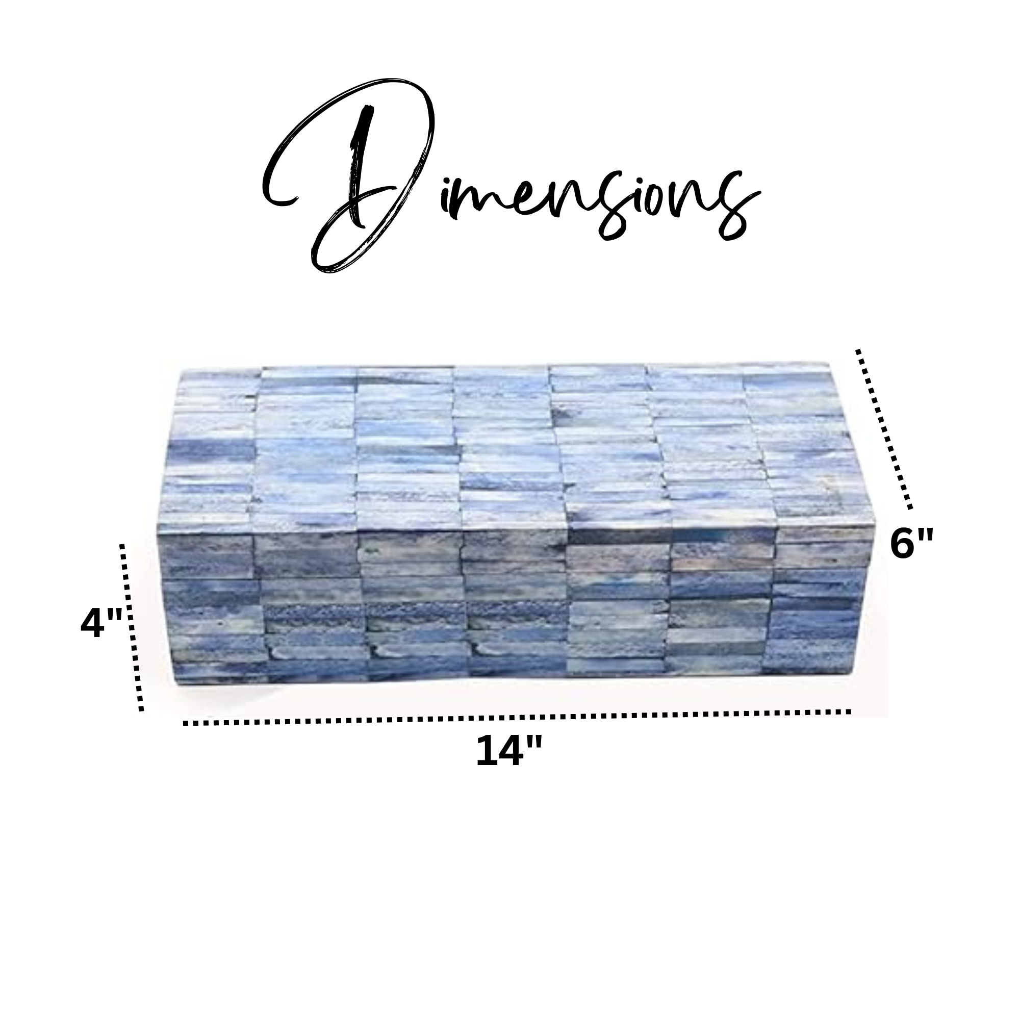 Alicia Bone Inlayed Jewellery Organizer Box