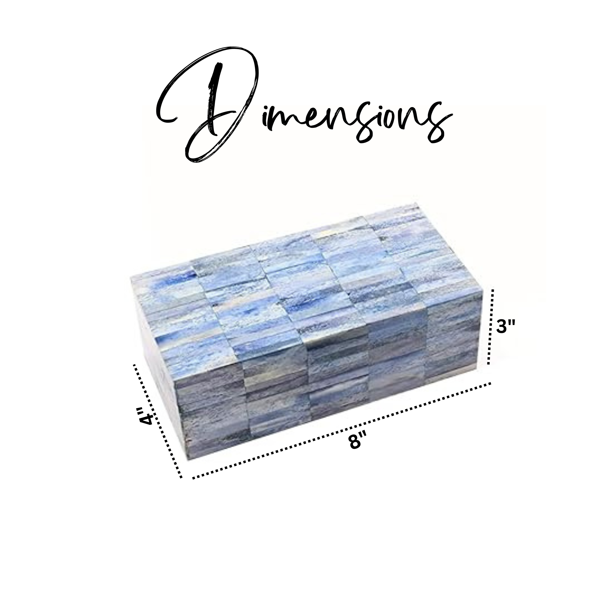 Alicia Bone Inlayed Jewellery Organizer Box