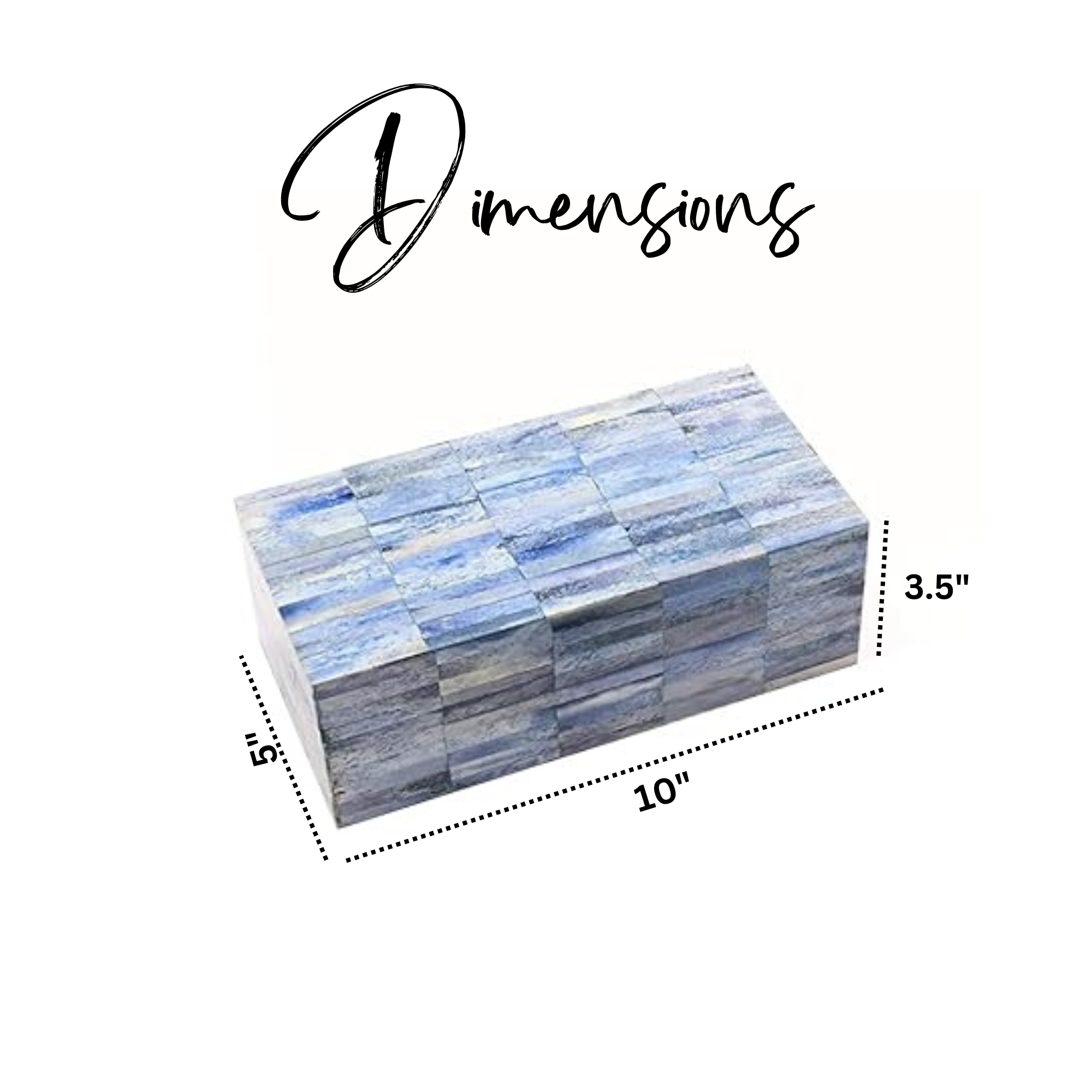 Alicia Bone Inlayed Jewellery Organizer Box