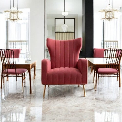 Stafford Velvet Accent Chair
