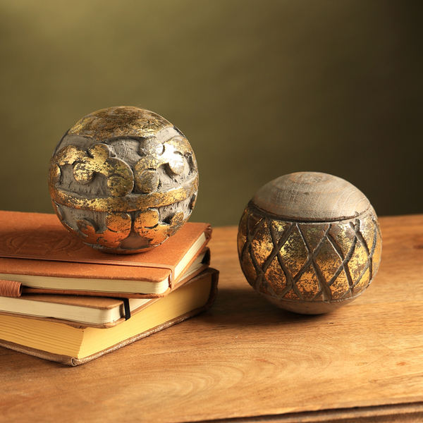 Uncarved Flower Orbs