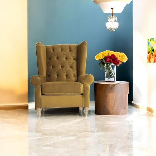 Beleza Tufted Wing Chair