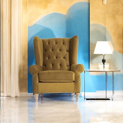 Beleza Tufted Wing Chair