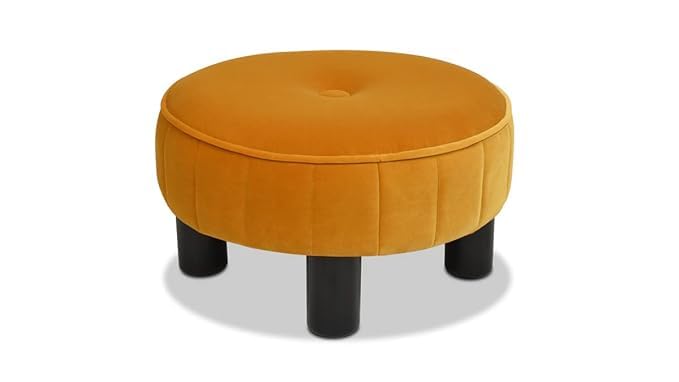 Jessica Velvet Ottoman Stool