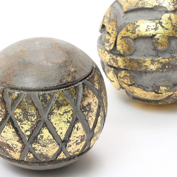 Uncarved Flower Orbs