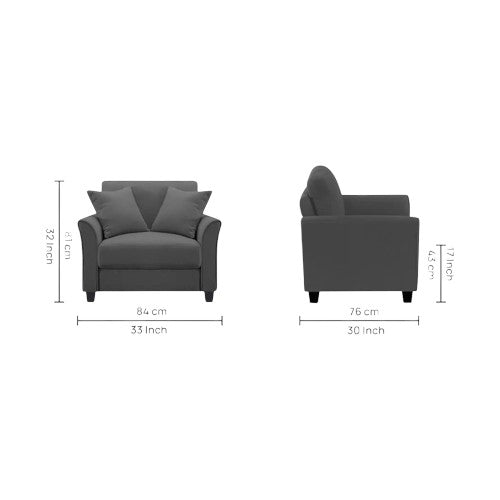 Freya Comfort 1 Seater Sofa