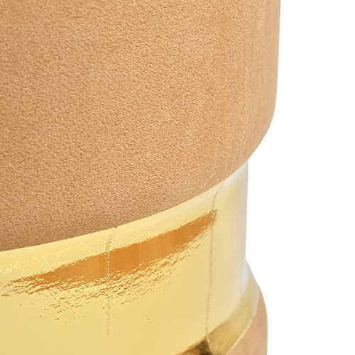 Quinn Velvet Small Ottoman