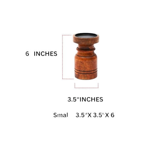 Nyla Natural Candle Holder
