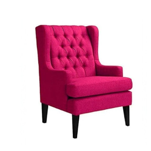 Aria Wingback Tufted Wing Chair
