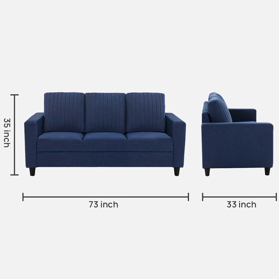 Flora 3 seater Sofa