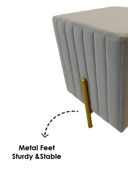 Zachary Modern Fabric Ottoman
