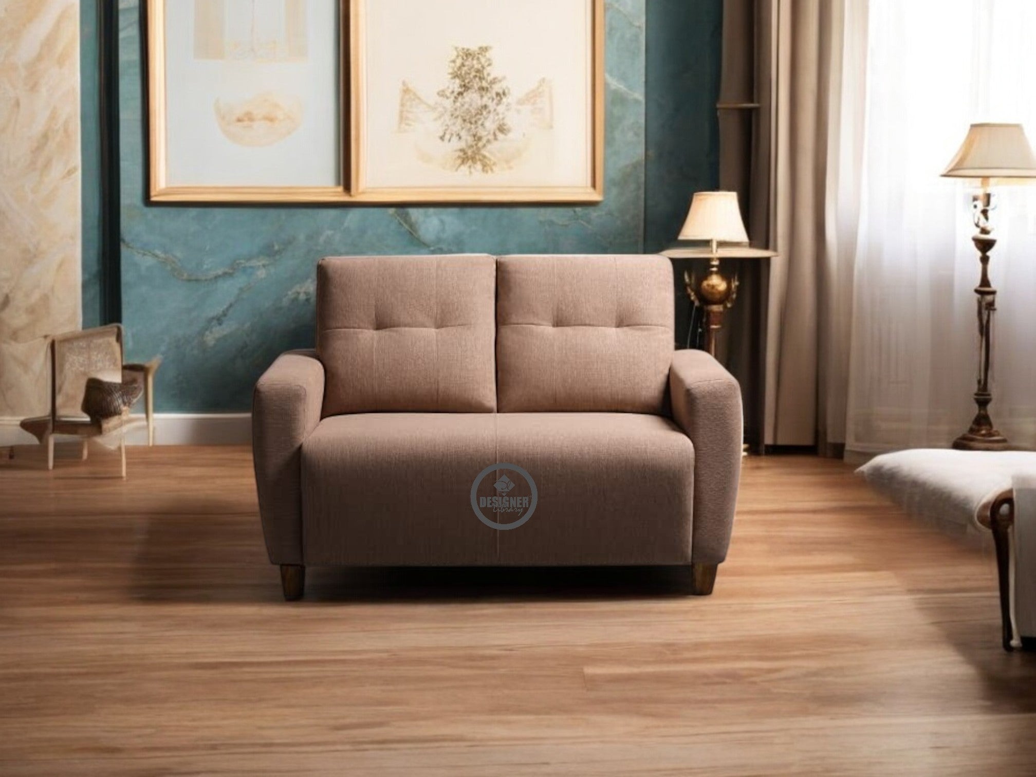 Nathan Modern Two-Seater Sofa