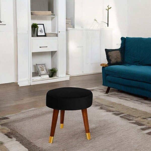 Natalie Velvet Ottoman
