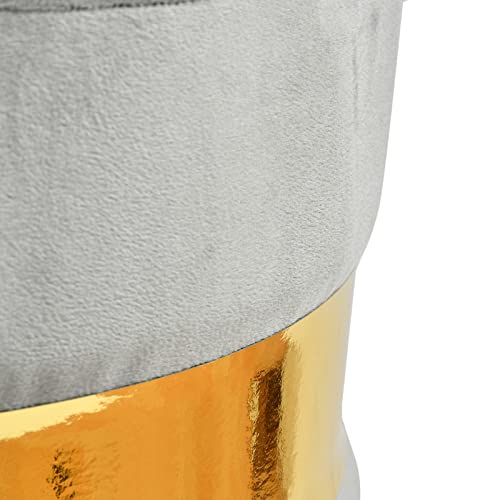 Quinn Velvet Small Ottoman