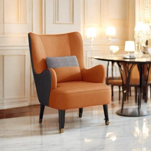 Heritage Oak Accent Chair