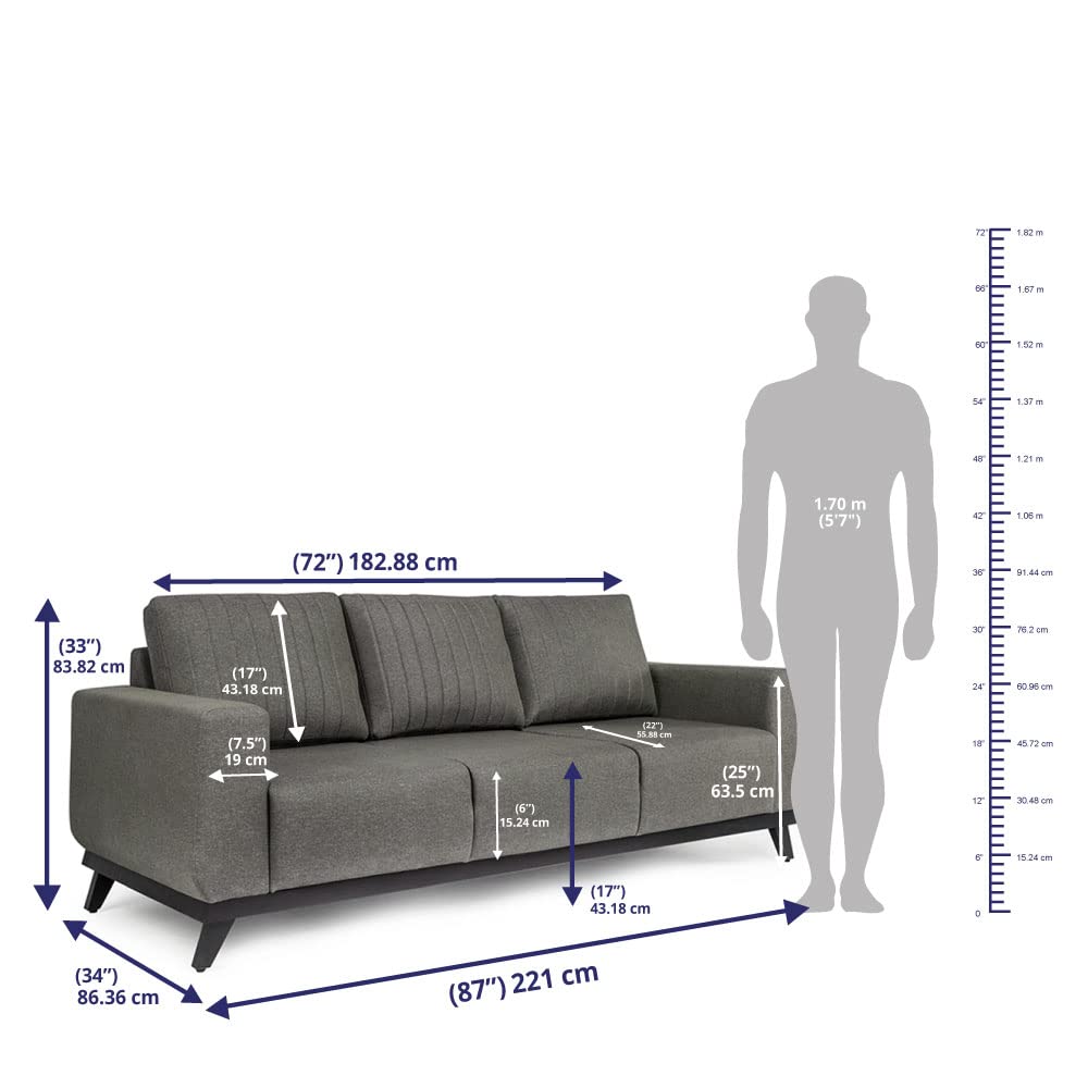 Camille 3 Seater Sofa
