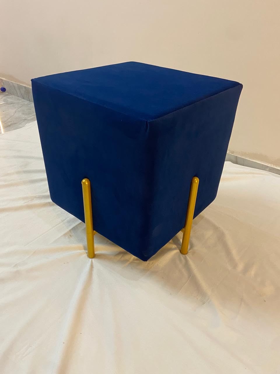 Zachary Modern Fabric Ottoman