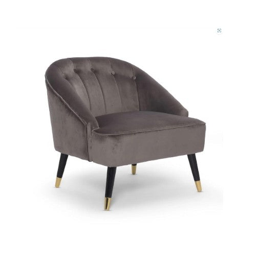 Zita Velvet Accent Chair