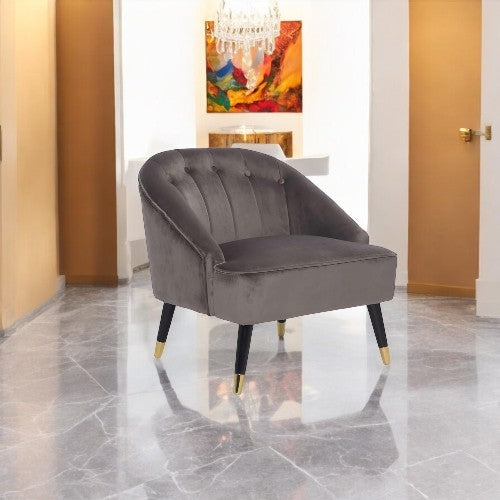 Zita Velvet Accent Chair