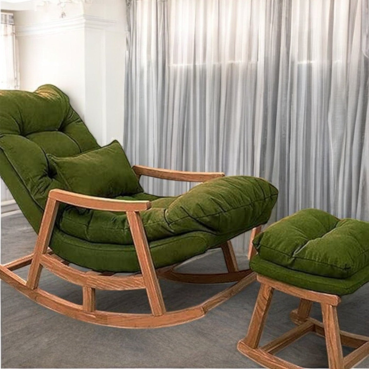 Aiden Wooden Rocking Chair
