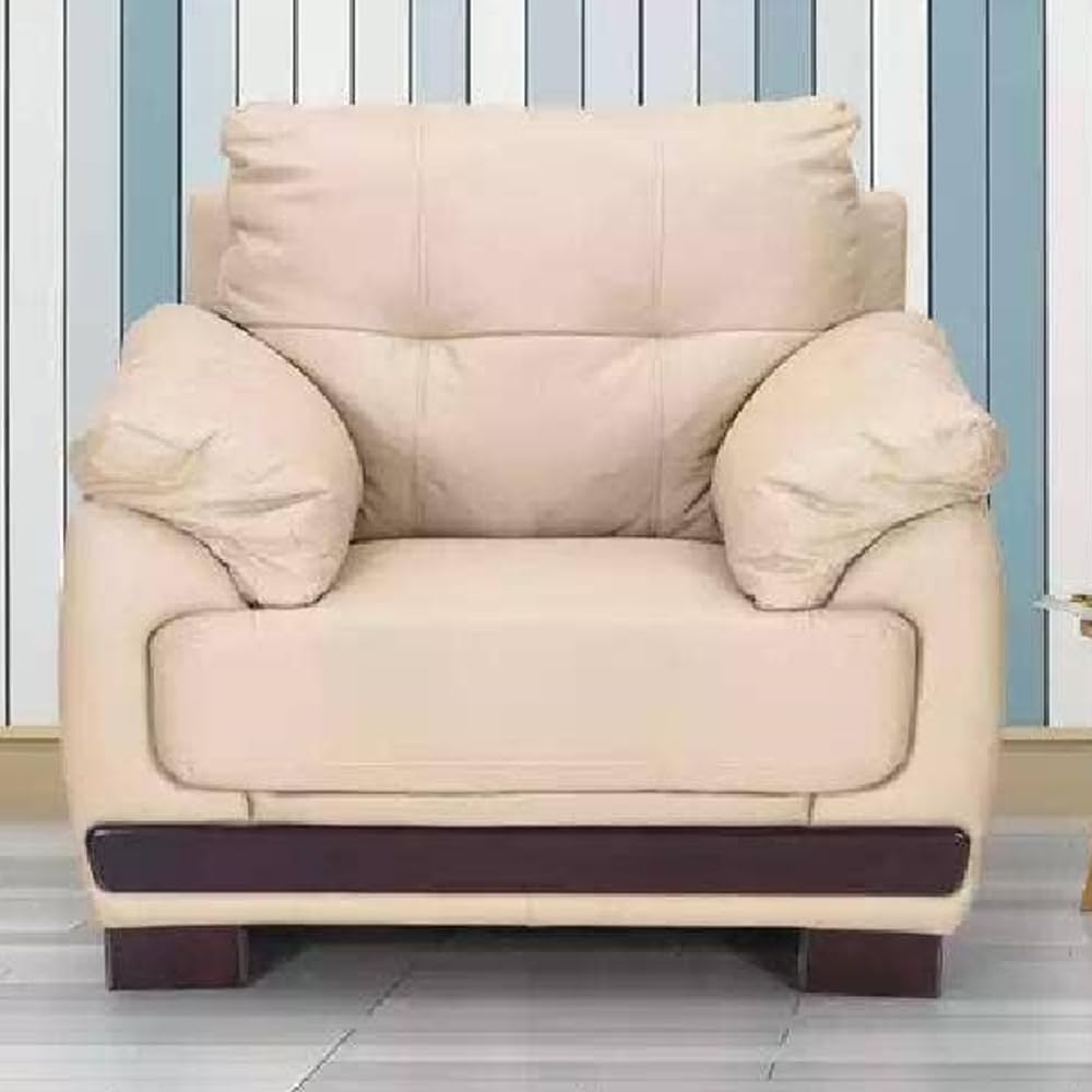 Dakota Beige 1 Seater Sofa