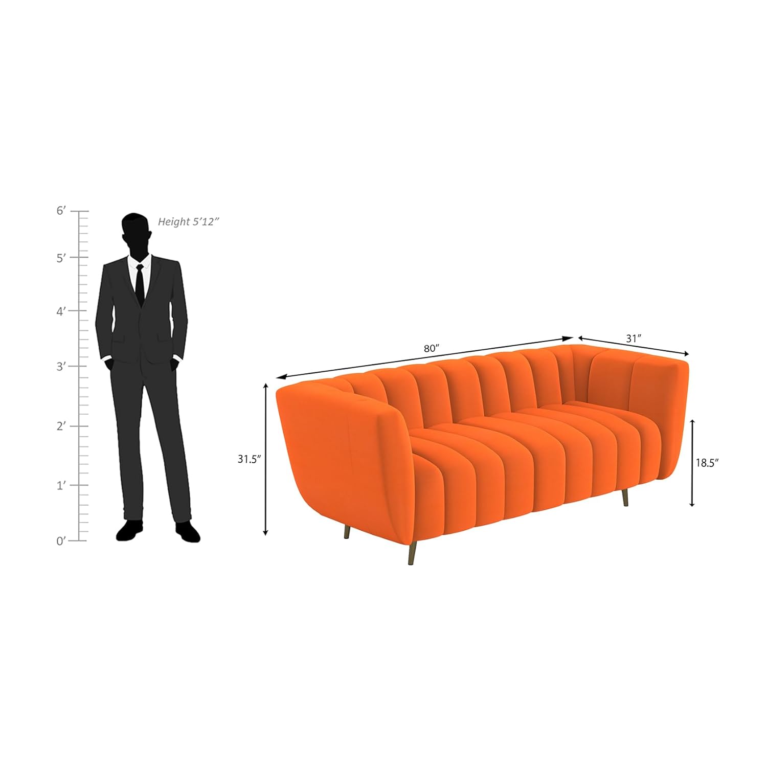 Karin 3 Seater Sofa