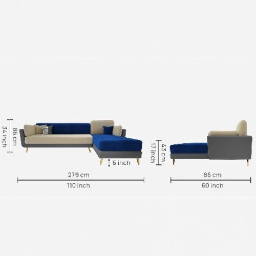 Kavya 3 Seater Lounger