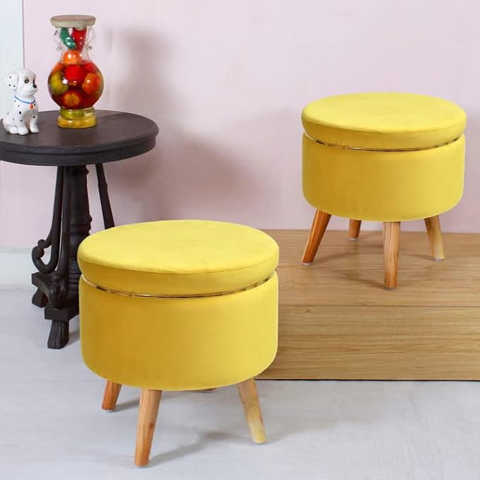 Susan Velvet Ottoman