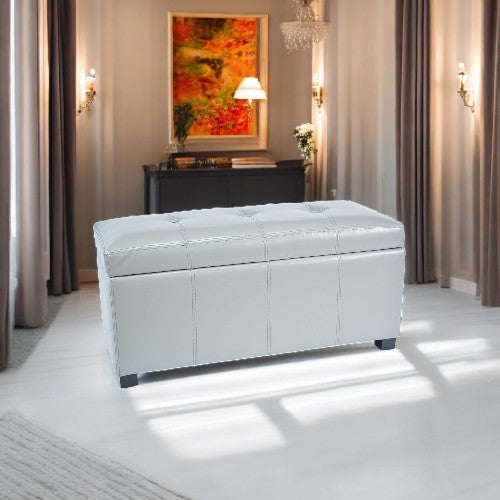 Nailhead Ottoman Bench