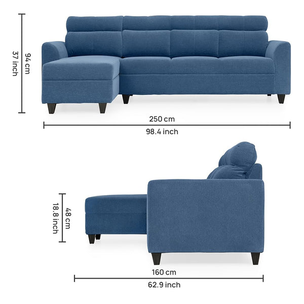 Zyra L shape Sofa