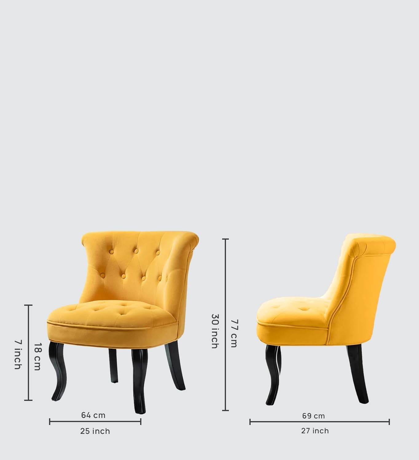 Selma Velvet Accent Chair