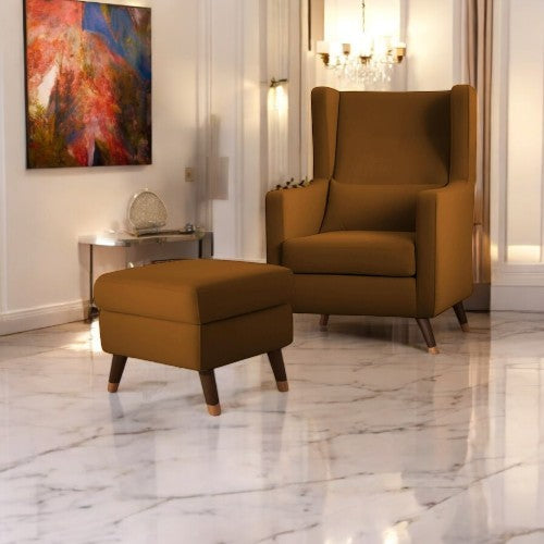 Chiara Lounge Chair with Footrest