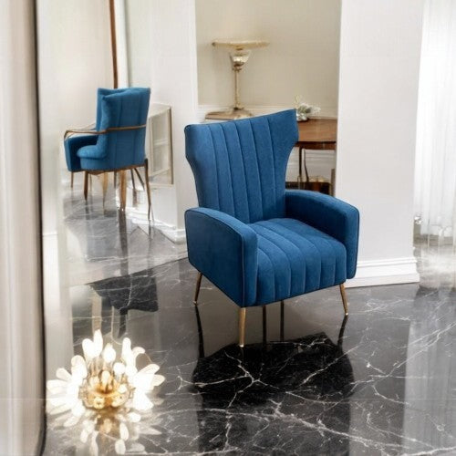 Stafford Velvet Accent Chair