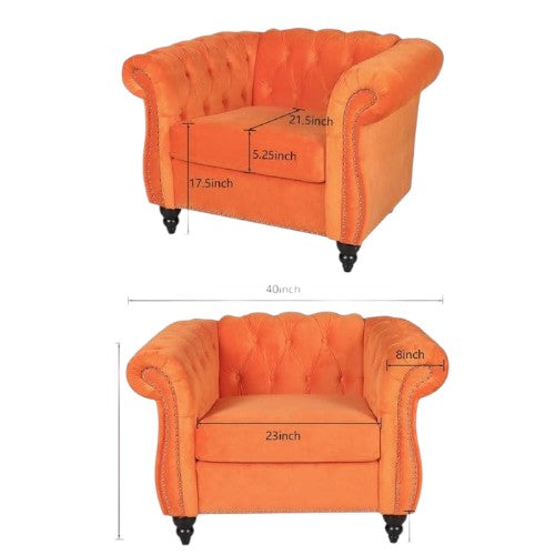 Aurora Half Round back-chair