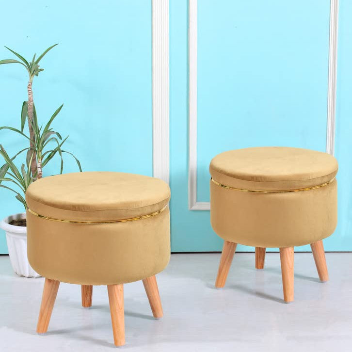 Susan Velvet Ottoman