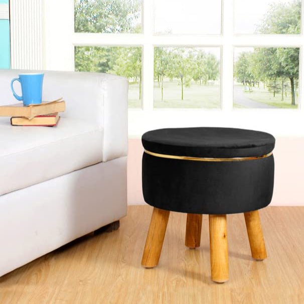 Susan Velvet Ottoman